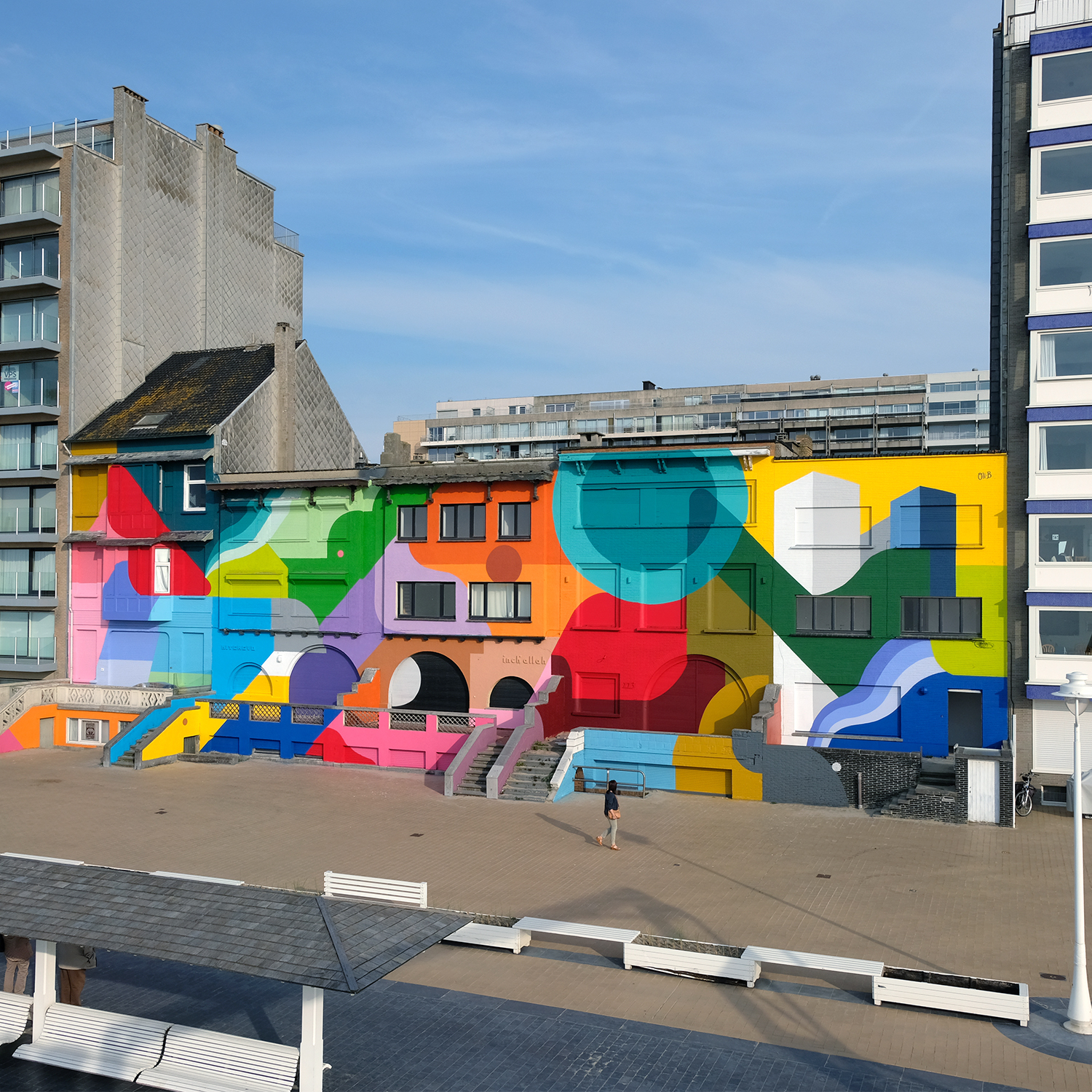 Mural In Nieuwpoort (BE) • Oli-B