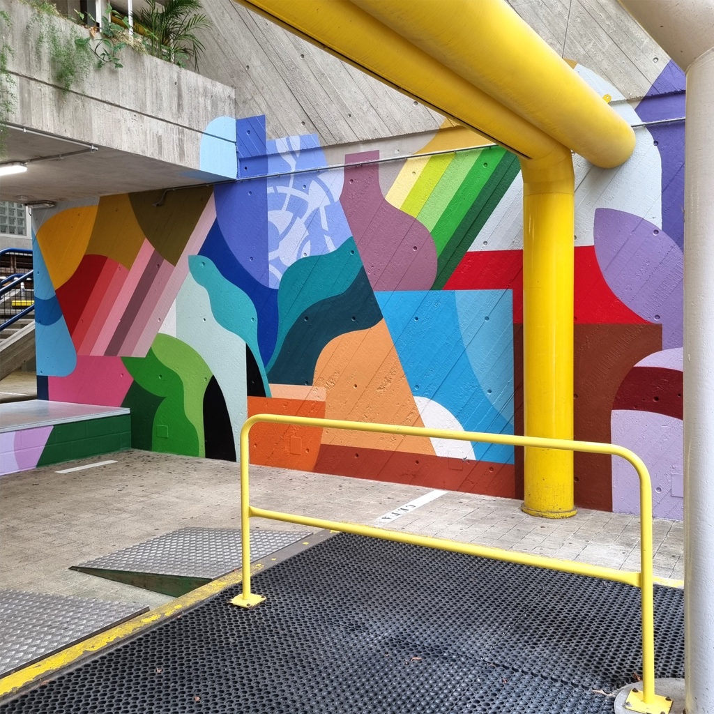 Murals painting at ITM (BE) • OliB